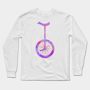 Unicycle Bike Colors Long Sleeve T-Shirt